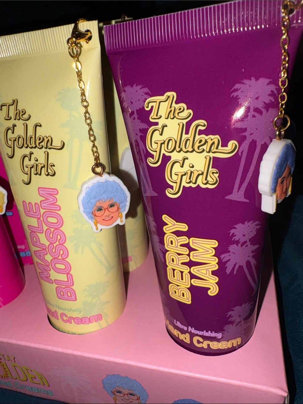4 Piece Set - The Golden Girls Hand Creams w/ Charms - 2.5 fl oz - Picture 3 of 14